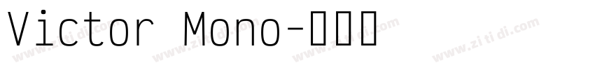 Victor Mono字体转换 Victor Mono字体转换